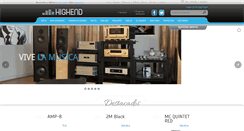 Desktop Screenshot of highend.cl