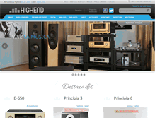 Tablet Screenshot of highend.cl